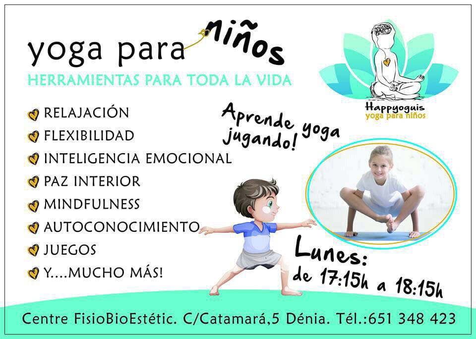 yoga infantil centre fisiobioestetic
