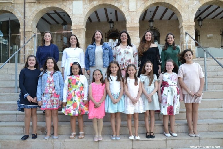 01 Candidatas a falleras mayores de Dénia 2019