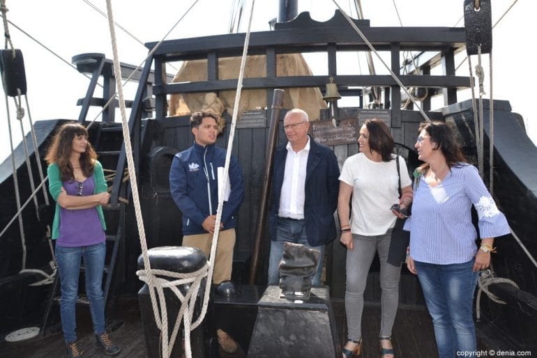 La Nao Victoria en Dénia - explicación del barco