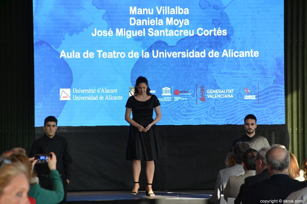 Presentación Gasterra en Dénia – Aula de Teatro de la Universidad de Alicante