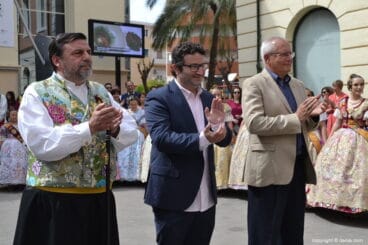 Despedida de las falleras mayores de Dénia 2018 – Presidente, concejal y alcalde