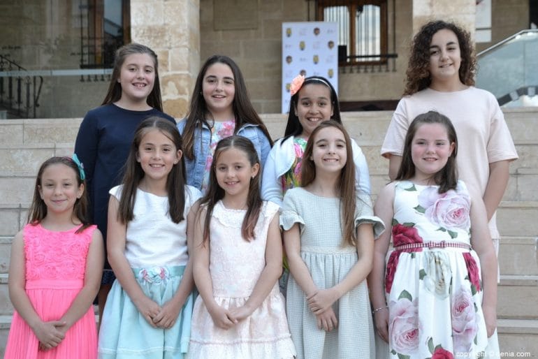 03 Candidatas a fallera mayor infantil de Dénia 2019