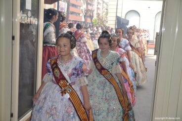 Despedida de las falleras mayores de Dénia 2018 – Cortes de honor