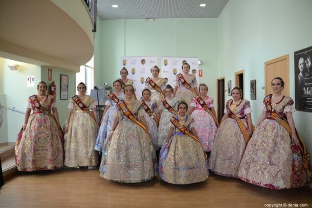 05 despedida de las falleras mayores de denia 2018 falleras mayores y cortes