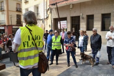 Manifestación IaioFlautas de la Marina Alta en Dénia