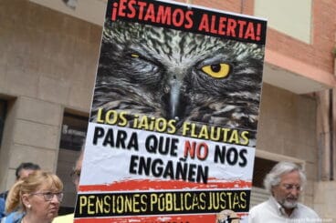 Manifestación IaioFlautas de la Marina Alta en Dénia