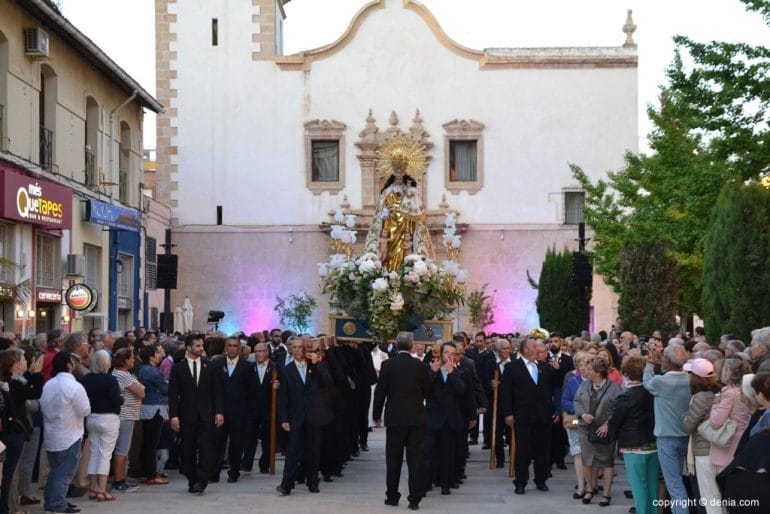 Procesión de los Desamparados Dénia 2018 - Portadores de la Virgen