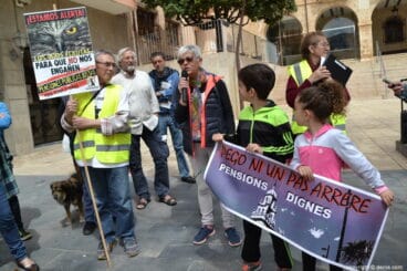 Manifestación IaioFlautas de la Marina Alta en Dénia