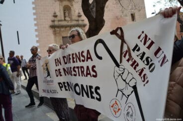 Manifestación IaioFlautas de la Marina Alta en Dénia