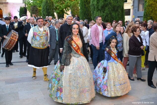 12 procesion de los desamparados denia 2018 falleras mayores de denia