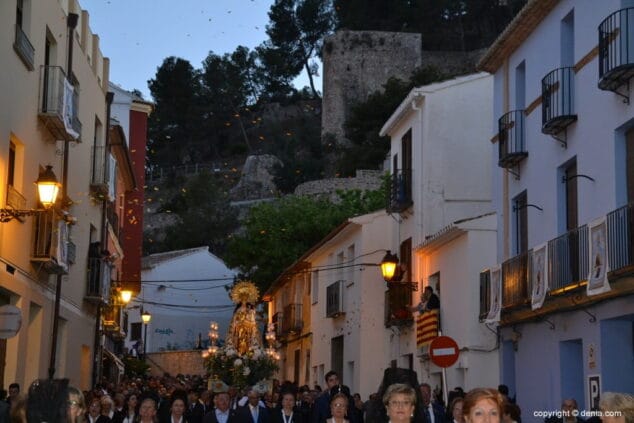 18 procesion de los desamparados denia 2018 ofrenda de la falla baix la mar