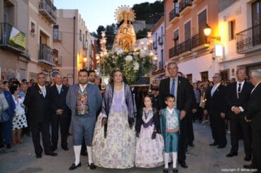 Procesión de los Desamparados Dénia 2018 – Ofrenda de la falla Baix la Mar