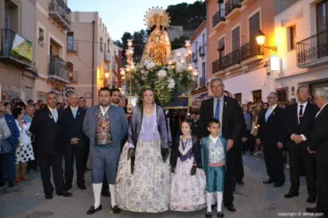 Procesión de los Desamparados Dénia 2018 – Ofrenda de la falla Baix la Mar