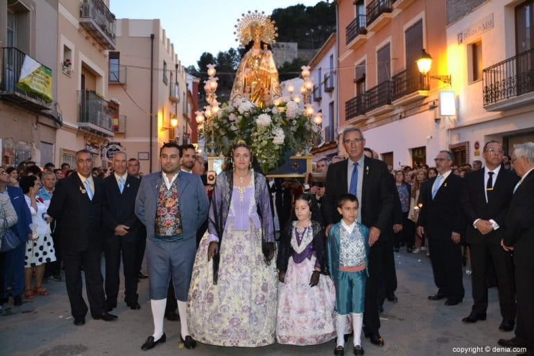 Procesión de los Desamparados Dénia 2018 - Ofrenda de la falla Baix la Mar