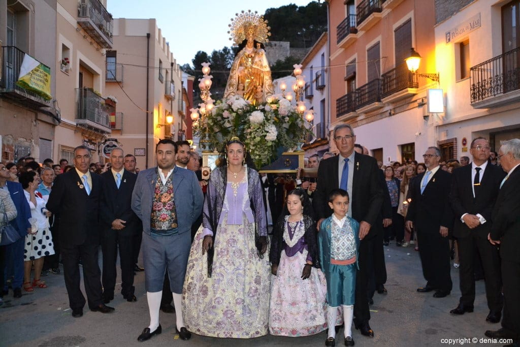 21 procesion de los desamparados denia 2018 ofrenda de la falla baix la mar