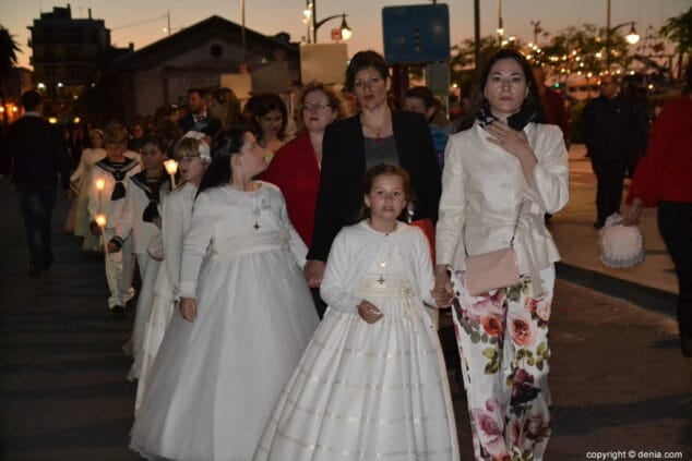 30 procesion de los desamparados denia 2018 ninos de comunion