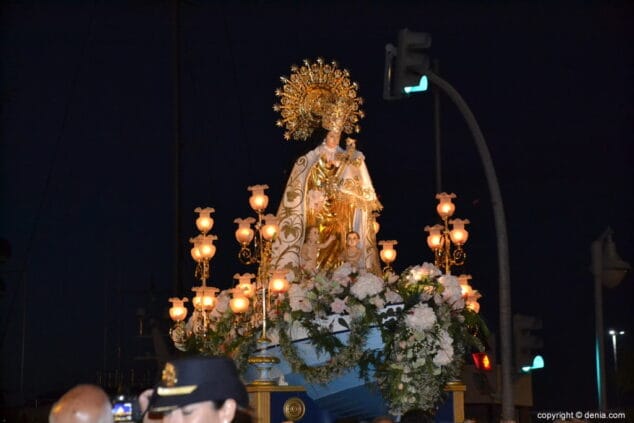 39 procesion de los desamparados denia 2018 imagen de la virgen