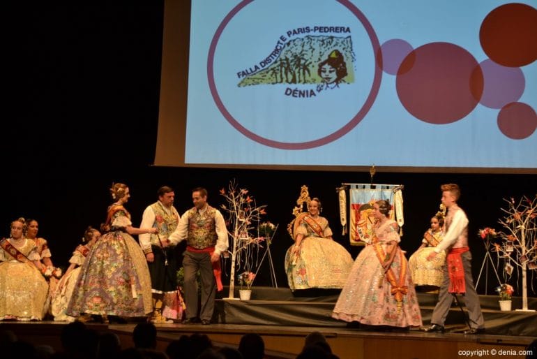 Despedida de las falleras mayores de Dénia 2018 - Pleitesía falla París Pedrera