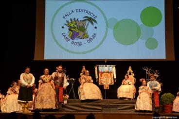 Despedida de las falleras mayores de Dénia 2018 – Pleitesía falla Camp Roig