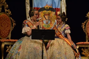 Despedida de las falleras mayores de Dénia 2018 – Palabras de Carla y Melani