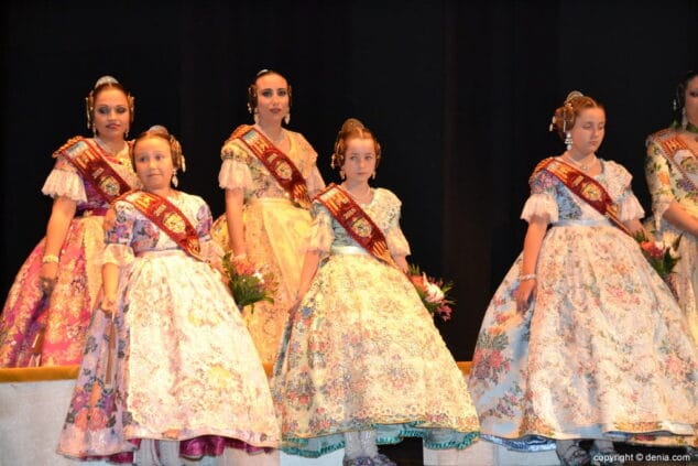 74 despedida de las falleras mayores de denia 2018 cortes de honor