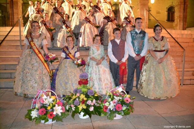 75 eleccion falleras mayores de denia 2019 cargos falla paris pedrera 2019