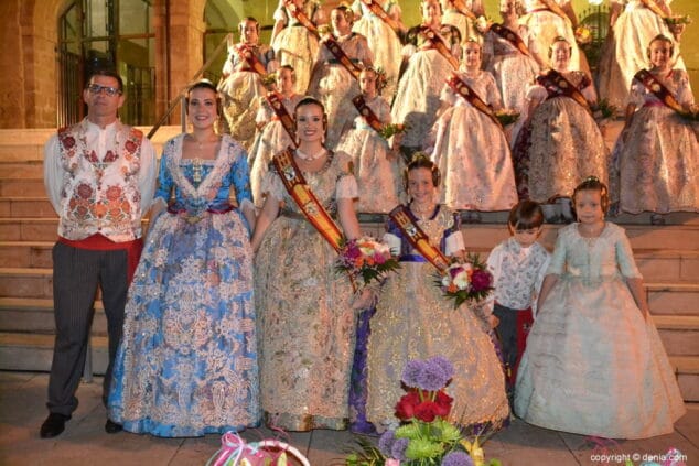 76 eleccion falleras mayores de denia 2019 cargos falla oeste 2019
