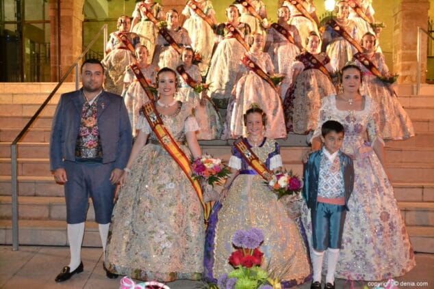 78 eleccion falleras mayores de denia 2019 cargos falla baix la mar 2019