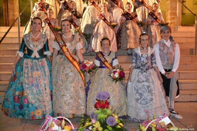 79 eleccion falleras mayores de denia 2019 cargos falla port rotes 2019