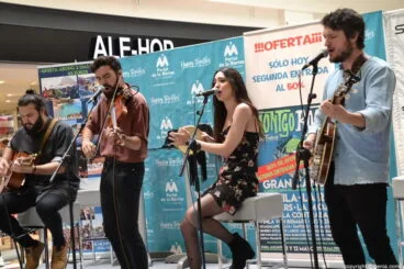 Actuación de Badlands en la presentación del Montgorock