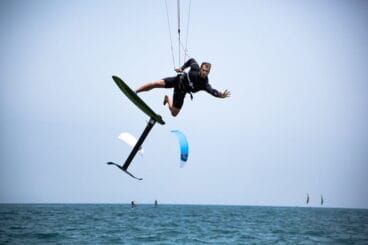 Alejandro Climent durante una regata de la Copa de España