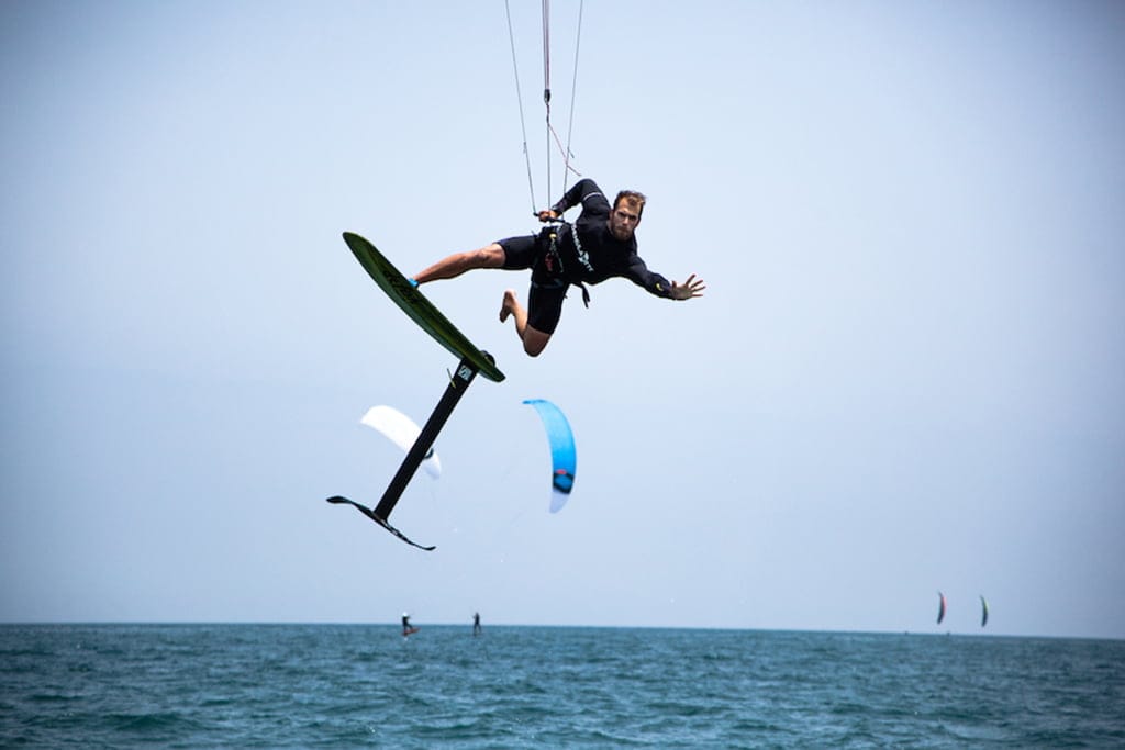 alejandro climent durante una regata de la copa de espana