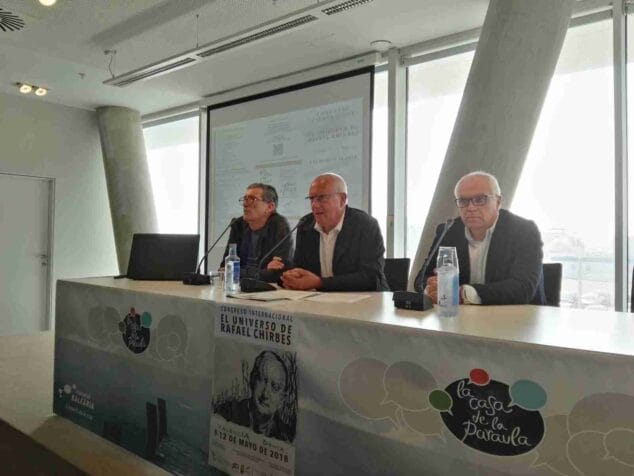 apertura del congreso sobre rafael chribes