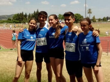 atletas del ca balearia dianium en xativa