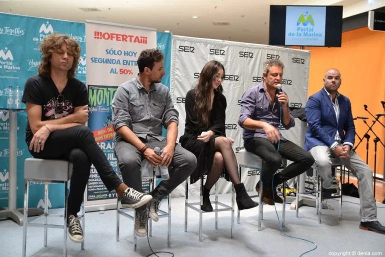 Carlos Tarque presenta el MontgoRock Festival en Portal de la Marina