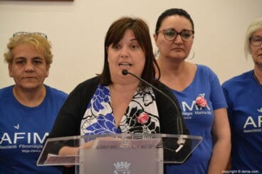 Cristina Morera en la conmemoración del Día de la Fibromialgia
