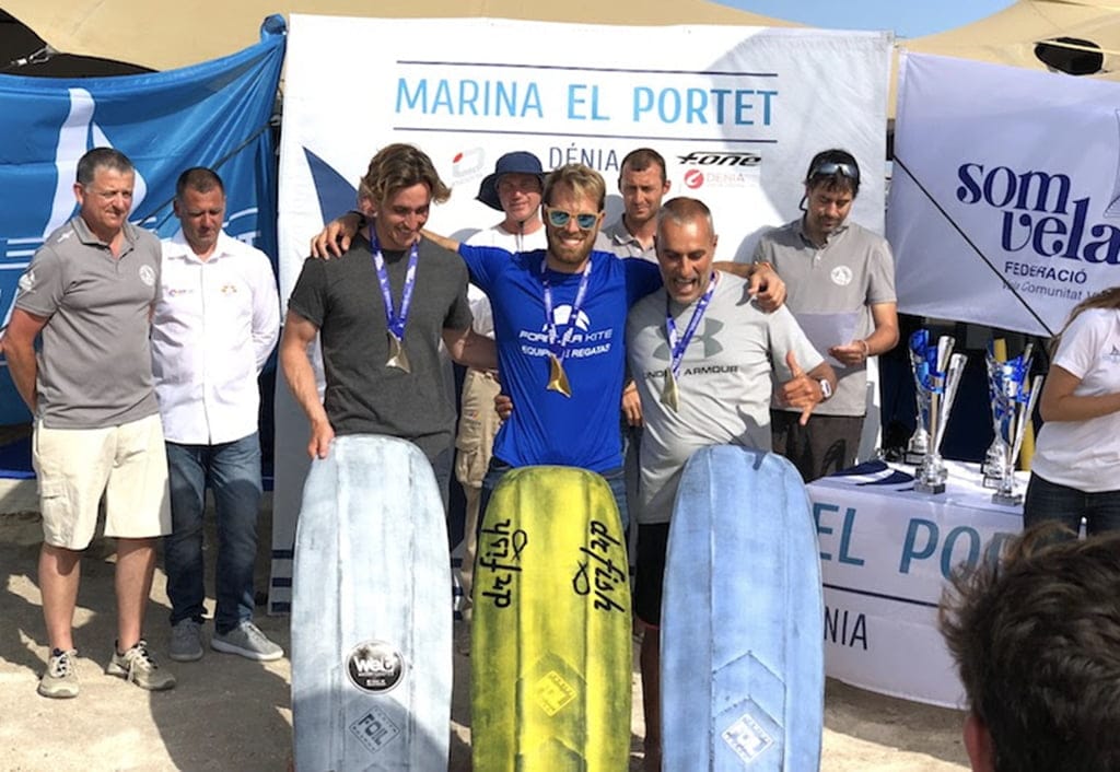 El ruso Denis Taradín fue el mejor en las 'Spain Series 2018' celebradas en Dénia 3 de izquierda a derecha carlos puig capdevila alejandro climent y jose traver