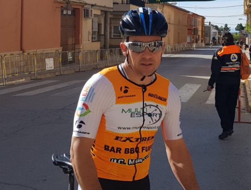 el ciclista garcia pedrosa en villamalea