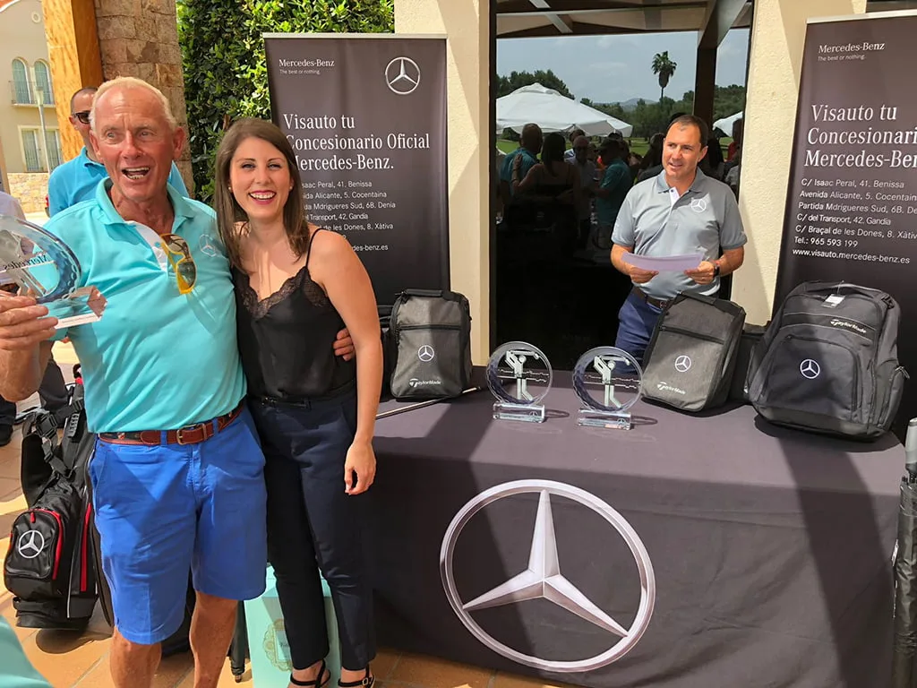 El holandés, Joost Hooijmeyer, fue el ganador del 'Torneo Visauto' disputado en La Sella Golf 1 entrega de trofeos del torneo mercedes visauto 2018