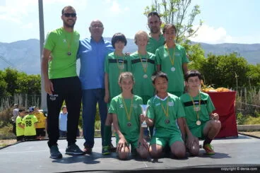 Equipo Alevín Alfa&Omega segundo clasificado Alevin