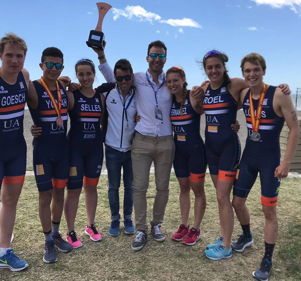equipo de la universidad de alicante con andrea fernandez y amparo dolader