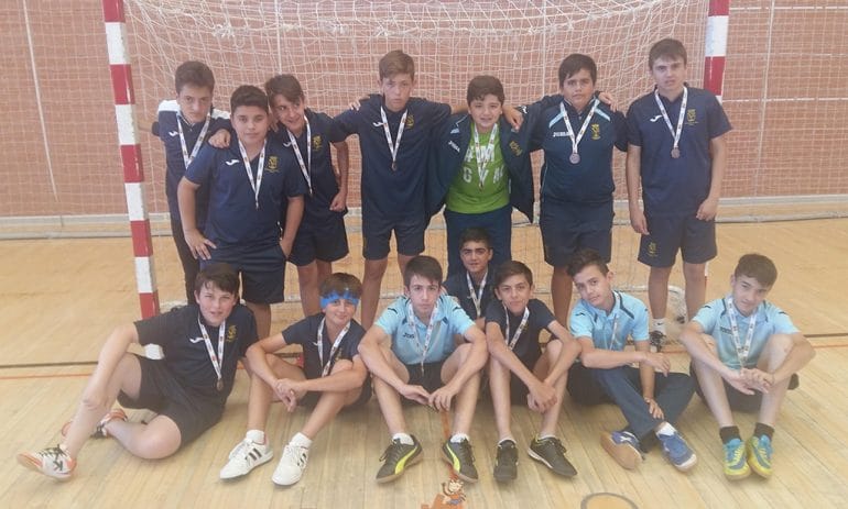Equipo Infantil A de la EM Fútbol Sala Dénia