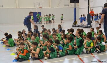 Equipos formados en el suelo