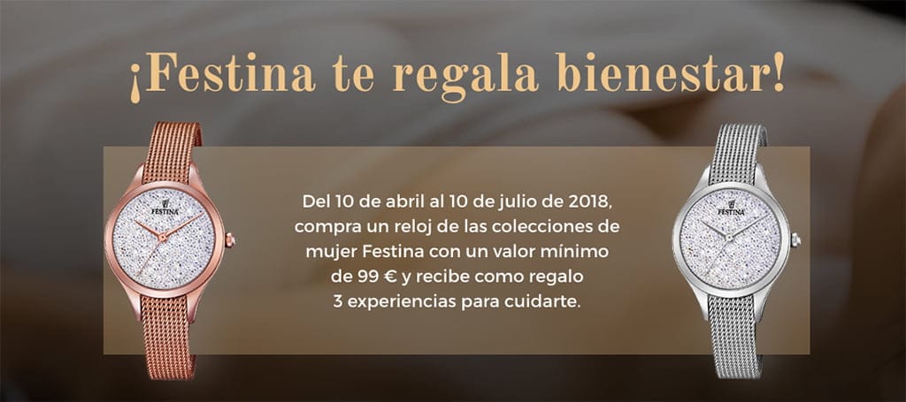 festina te regala bienestar joyeria relojeria bonilla y argent showroom