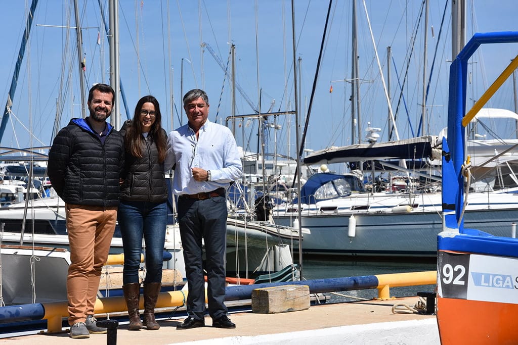 jaime portoles junto a tania perez y toni vidal