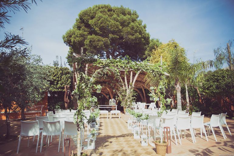 Jardín para tu boda Hotel Les Rotes