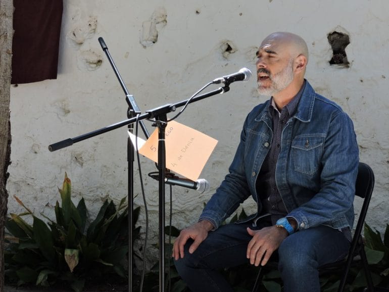 Jaume Ginestar en el homenaje a los dianenses víctimas del nazismo