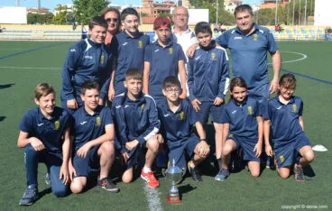 Llorens Molina con sus chicos