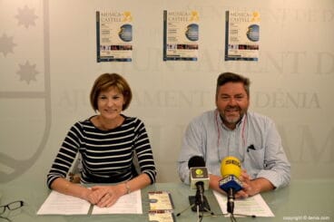 maribel font y rafa carrio presentan la 27 edicion de musica al castell