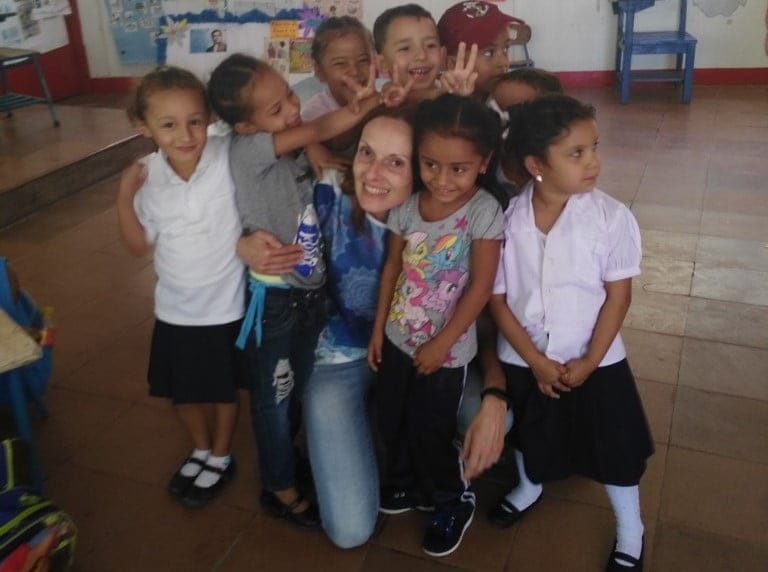 marta con los chiguines